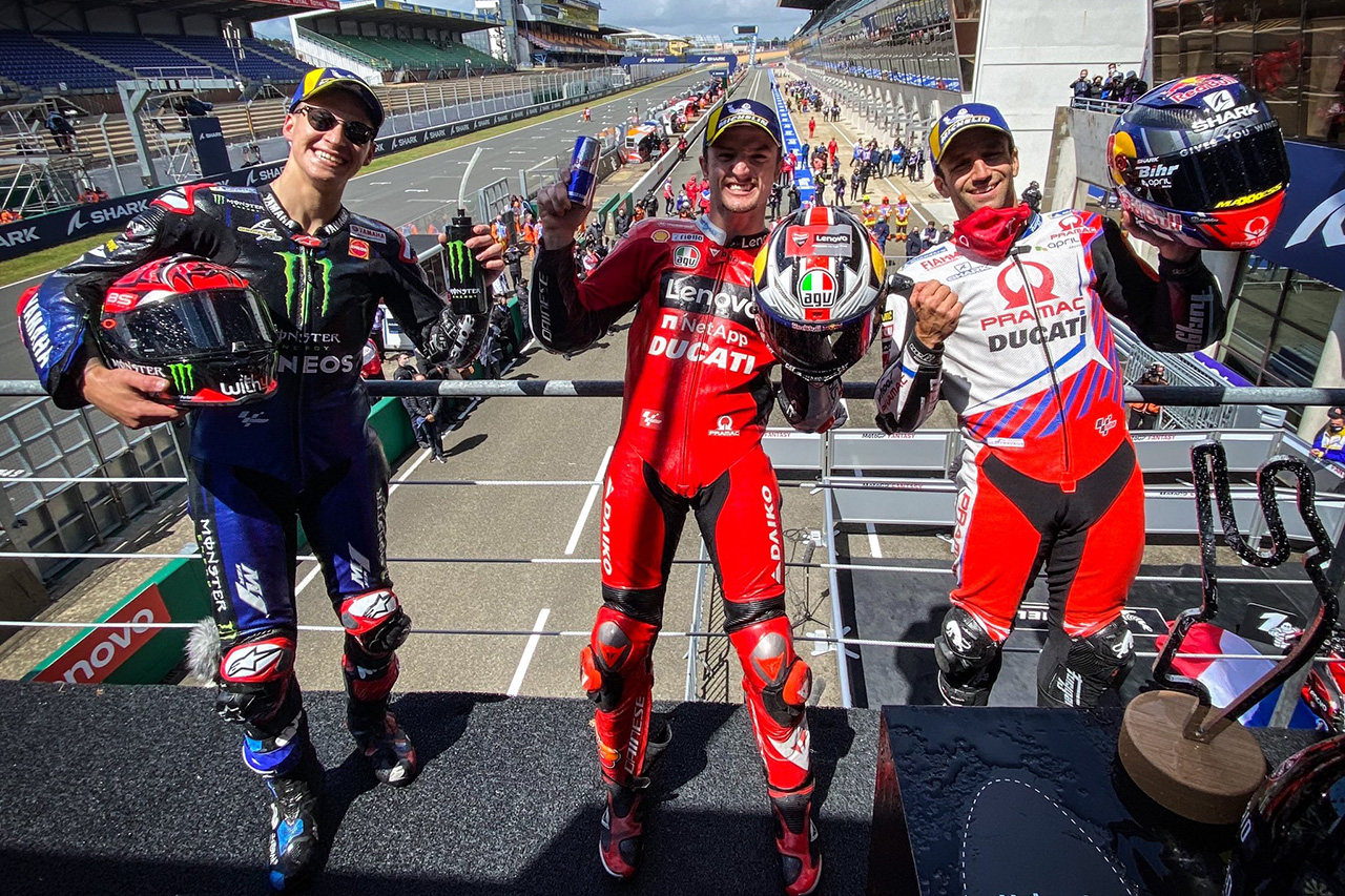 MotoGP フランスGP:ジャック・ミラーがフラッグ・トゥ・フラッグで優勝