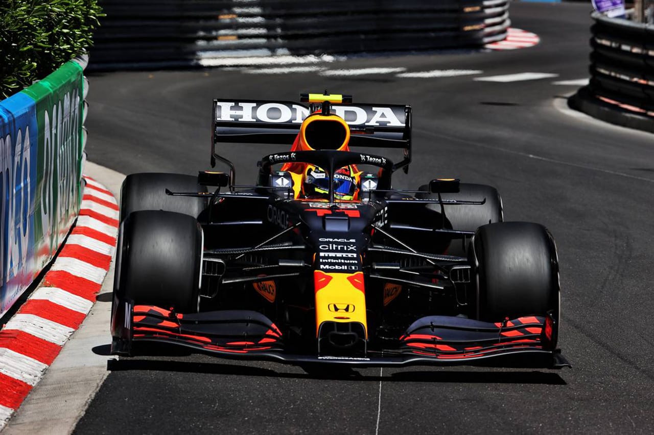 F1モナコGP フリー走行1回目：ペレス＆レッドブル・ホンダが首位発進