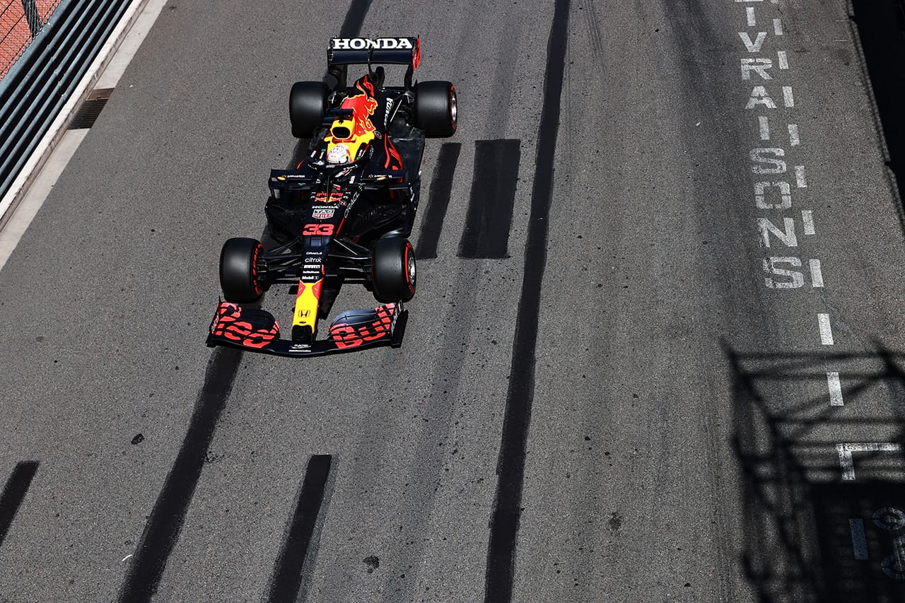 F1モナコGP フリー走行3回目：レッドブルF1のフェルスタッペンが最速