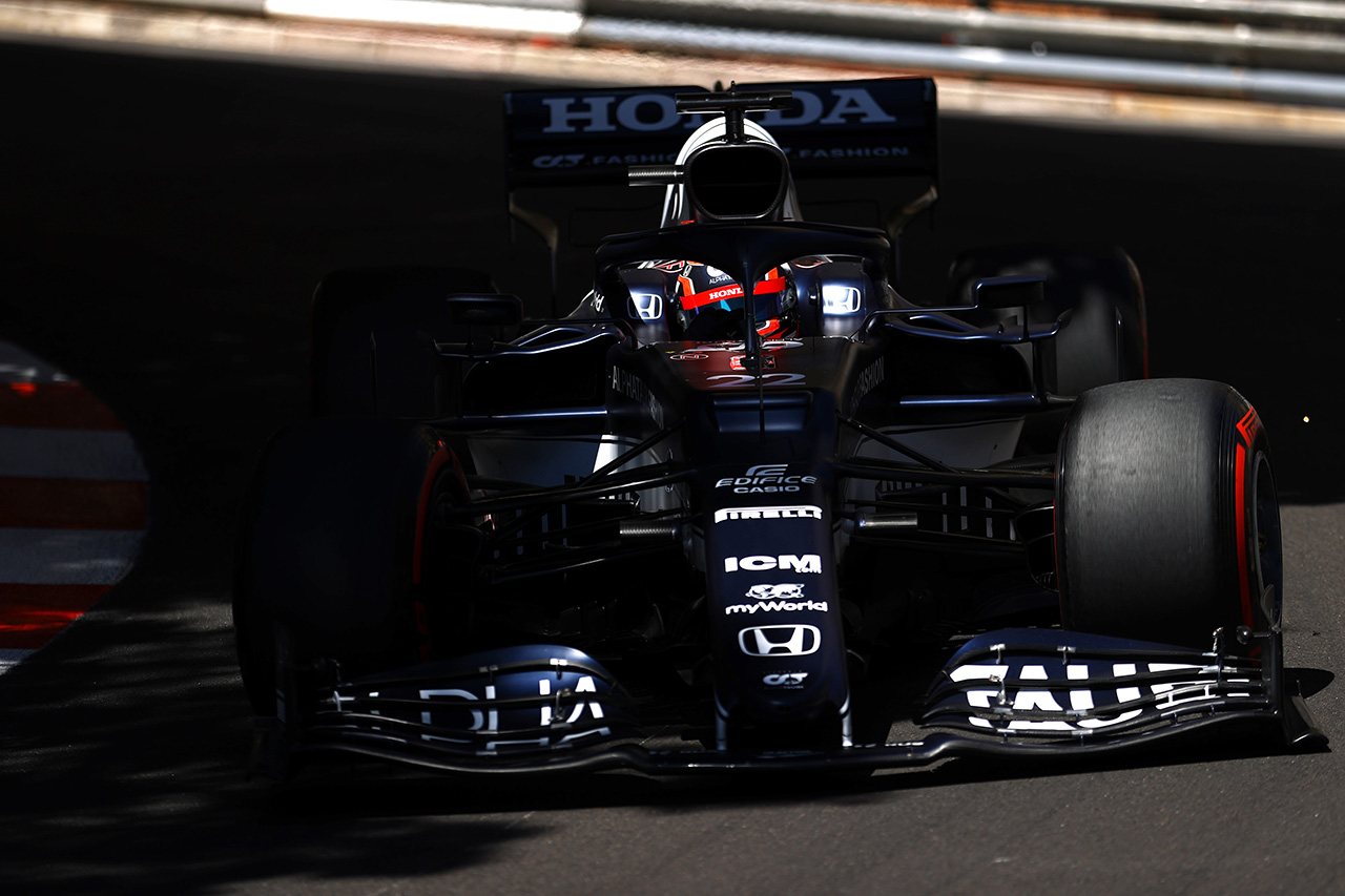 アルファタウリ・ホンダF1 「モナコでの経験は角田裕毅の今後の糧になる」