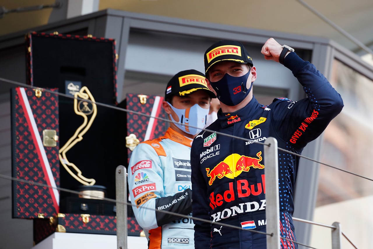 F1モナコGP 決勝:レッドブル・ホンダF1のフェルスタッペが今季2勝目!