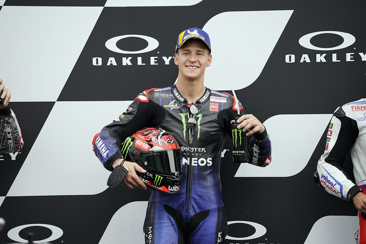 MotoGP イタリアGP：ファビオ・クアルタラロが4戦連続のポール獲得