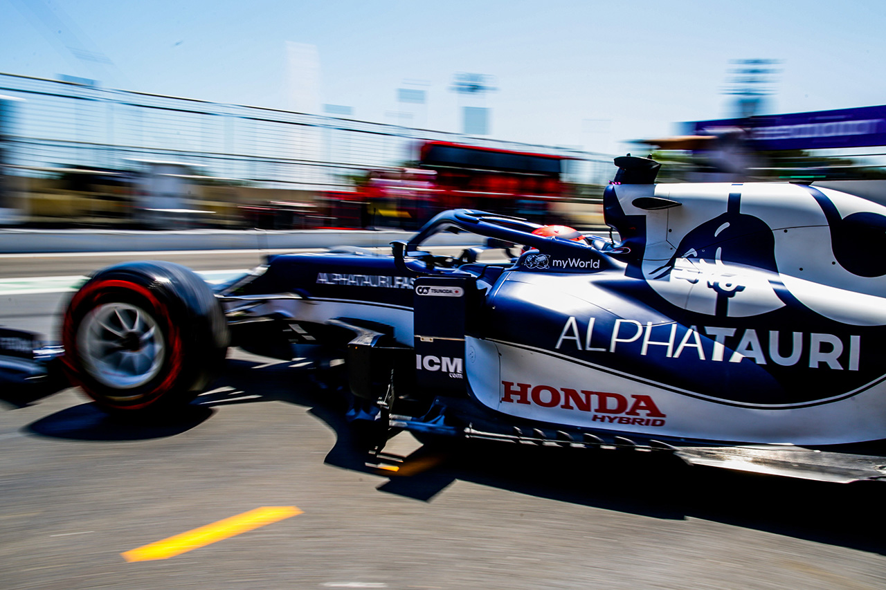 ホンダF1 「角田裕毅のクラッシュは残念だがレースに期待」