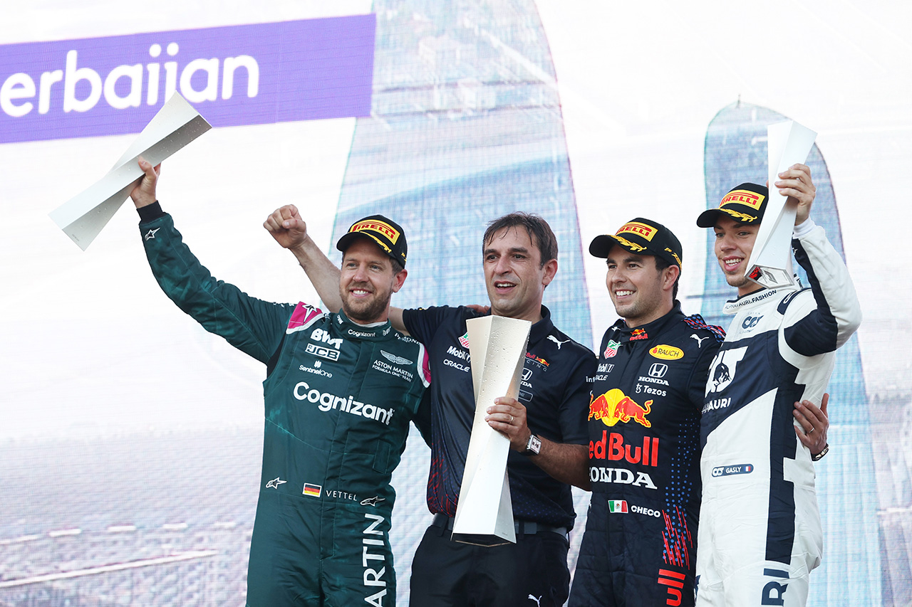 2021年 F1ポイントランキング (第6戦 F1アゼルバイジャンGP 終了時点)