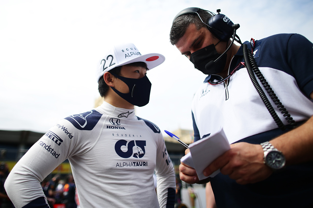 角田裕毅、F1自己最高順位の7位も「結果には少しフラストレーション」