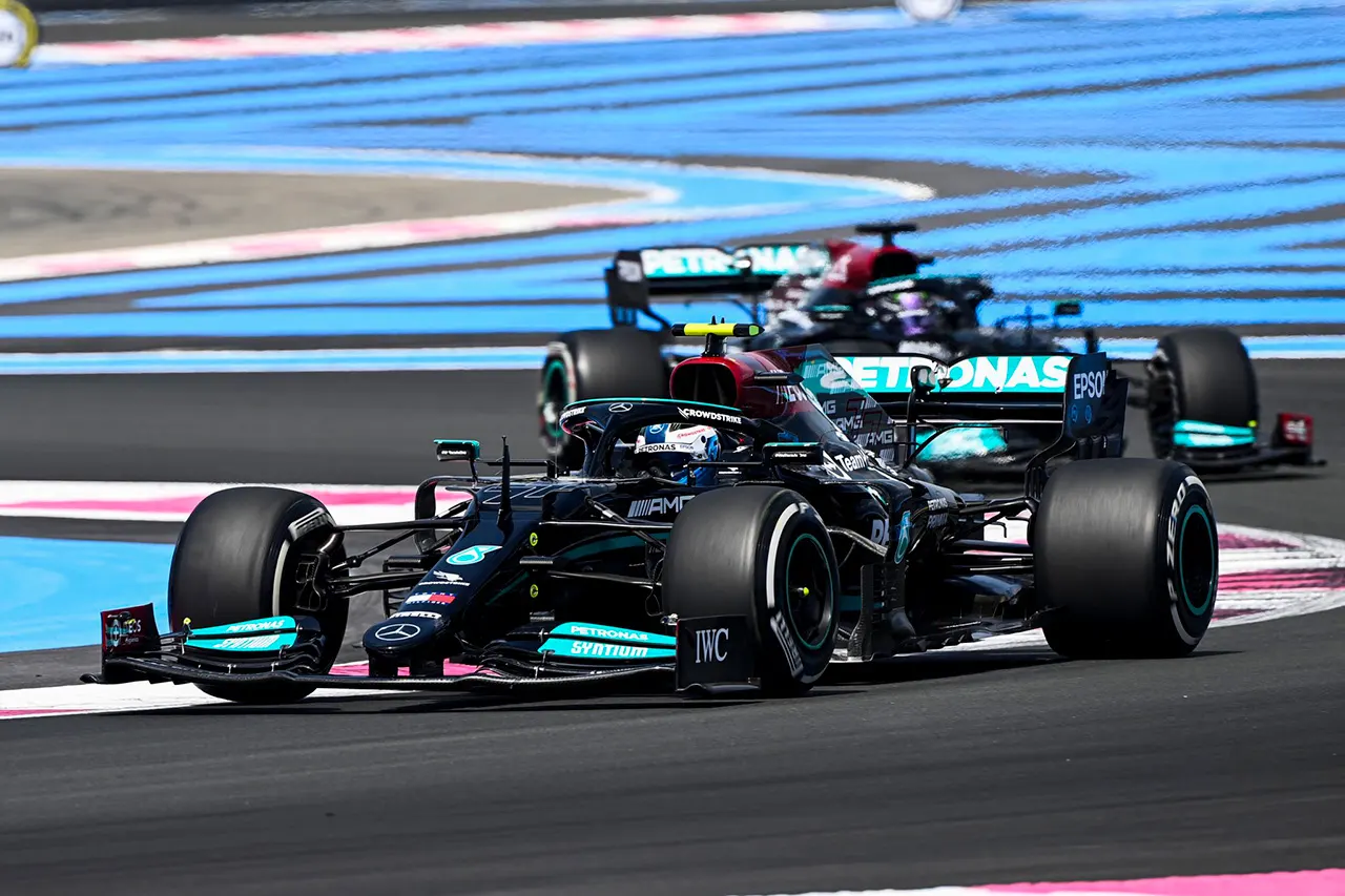 F1フランスGP フリー走行1:ボッタス首位でメルセデスが復調の兆し