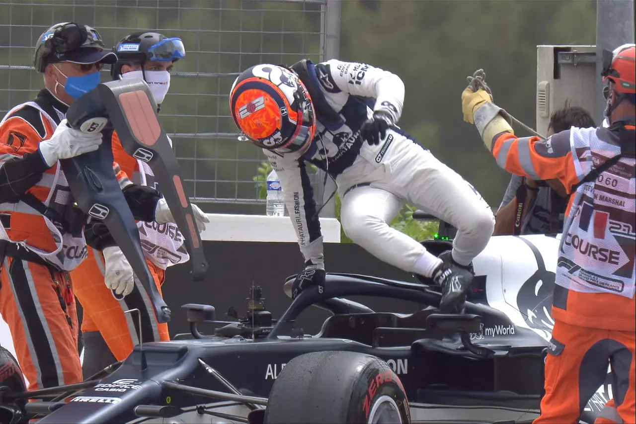 【速報】 F1フランスGP 予選Q1:クラッシュの角田裕毅を除くホンダ勢は突破