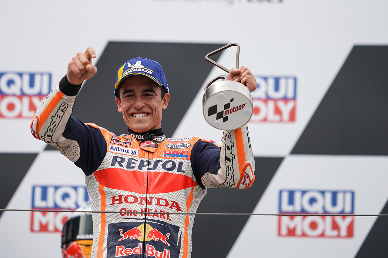 MotoGP 第8戦 ドイツGP:マルク・マルケスが2年ぶりの復活優勝!