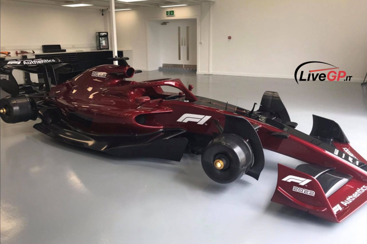 2022年F1マシンのショーカーの画像が流出？