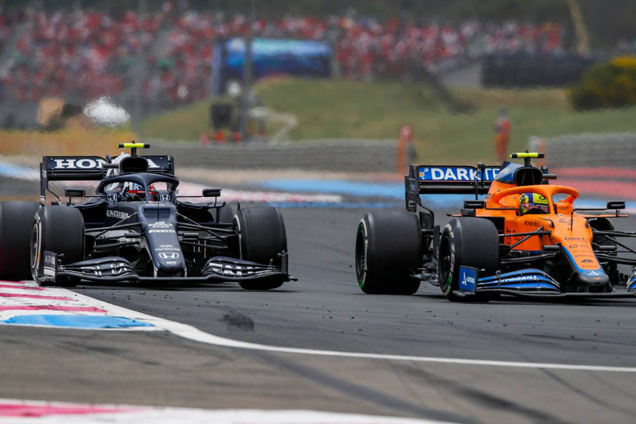 ピエール・ガスリー、F1フランスGPでバトルのランド・ノリスと仲直り