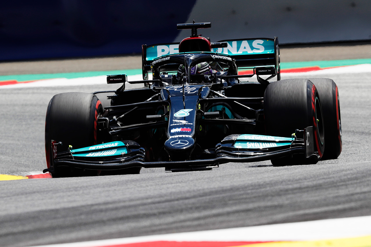 F1シュタイアーマルクGP フリー走行3：ハミルトンが本領発揮の最速タイム