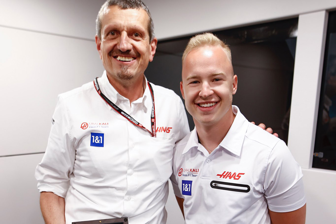 ハースF1代表、ニキータ・マゼピンに“マゼスピン”をプレゼント