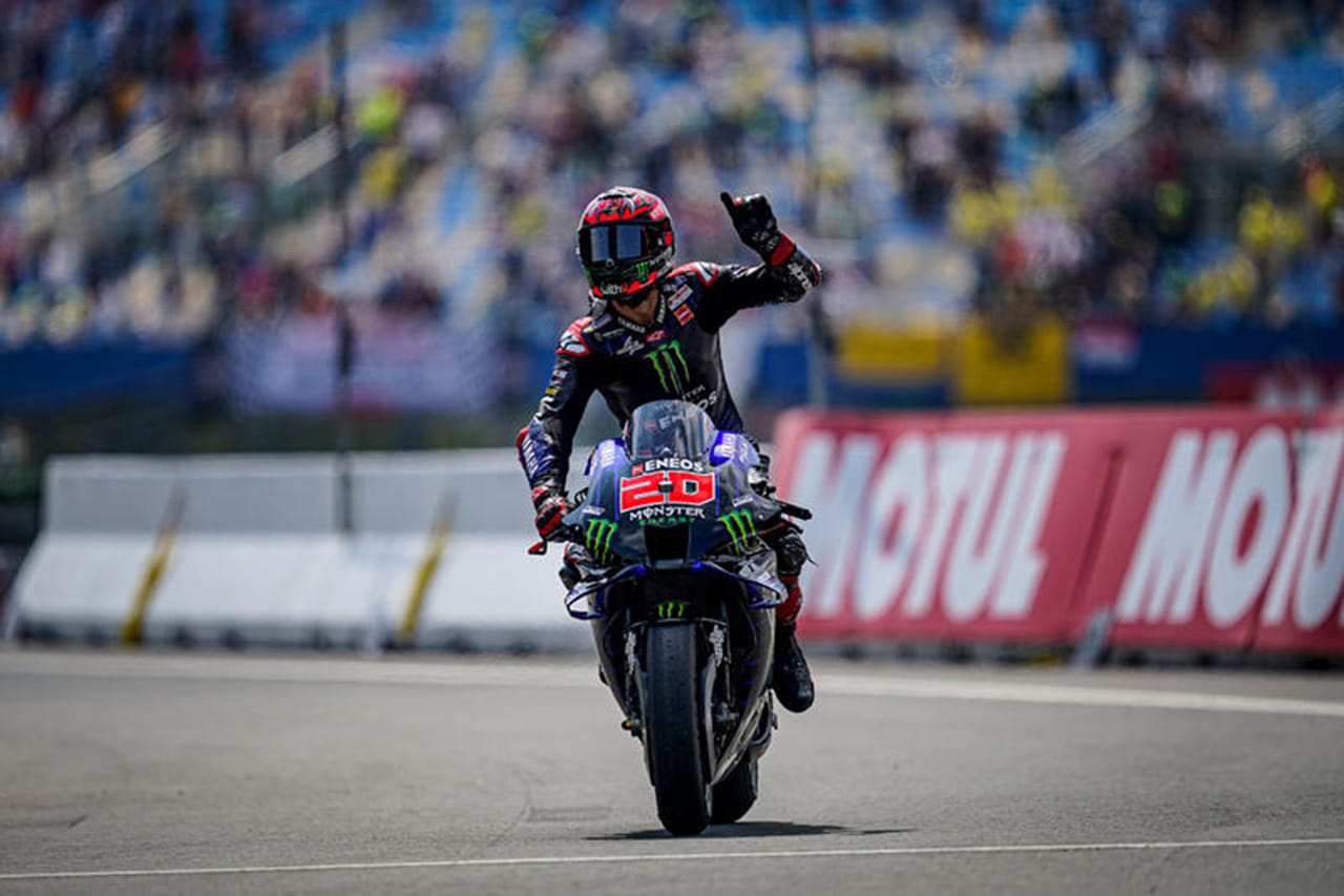 MotoGP 第9戦 オランダGP:ファビオ・クアルタラロが今季4勝目