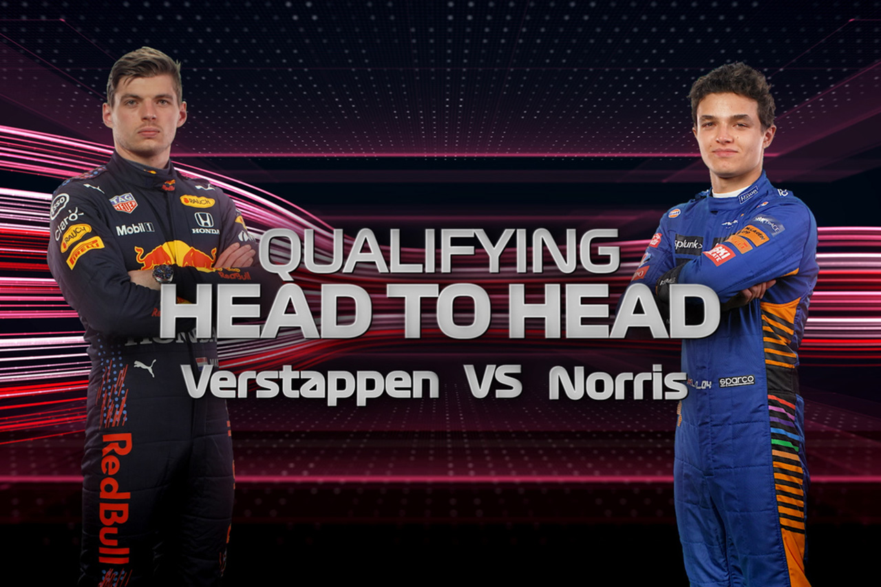【動画】 マックス・フェルスタッペン vs ランド・ノリス ラップ比較