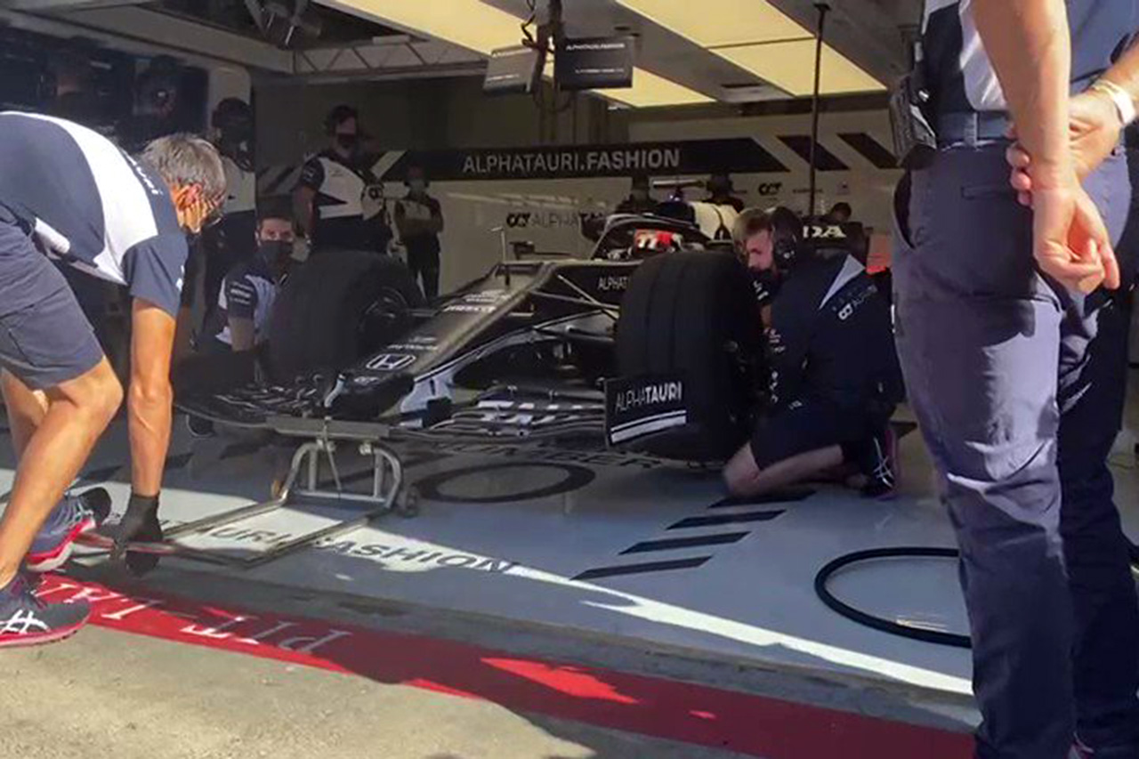 アルファタウリ・ホンダF1、オーストリアで18インチタイヤのテストを開始