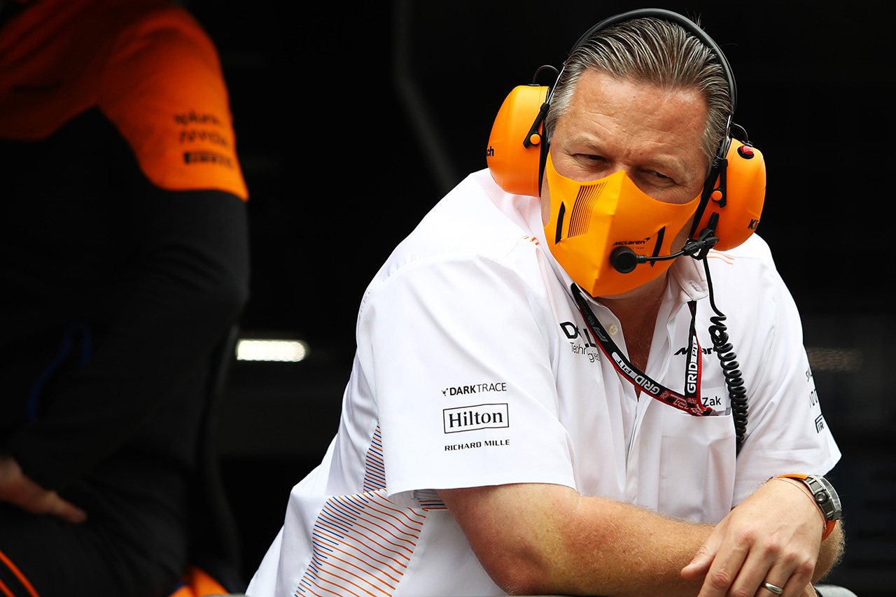 マクラーレンのザク・ブラウン、新型コロナ感染でF1イギリスGPを欠席