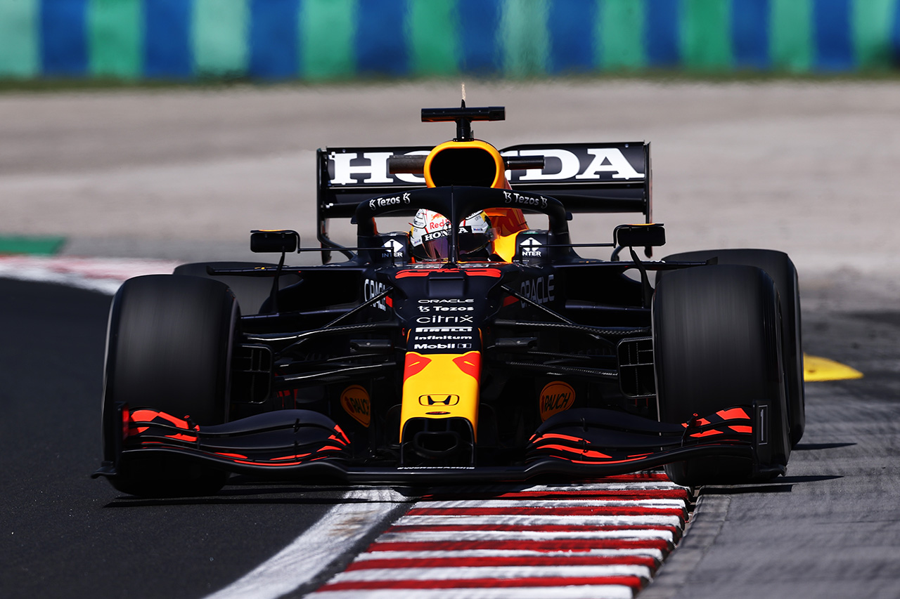 F1ハンガリーGP フリー走行1回目:フェルスタッペンが首位発進