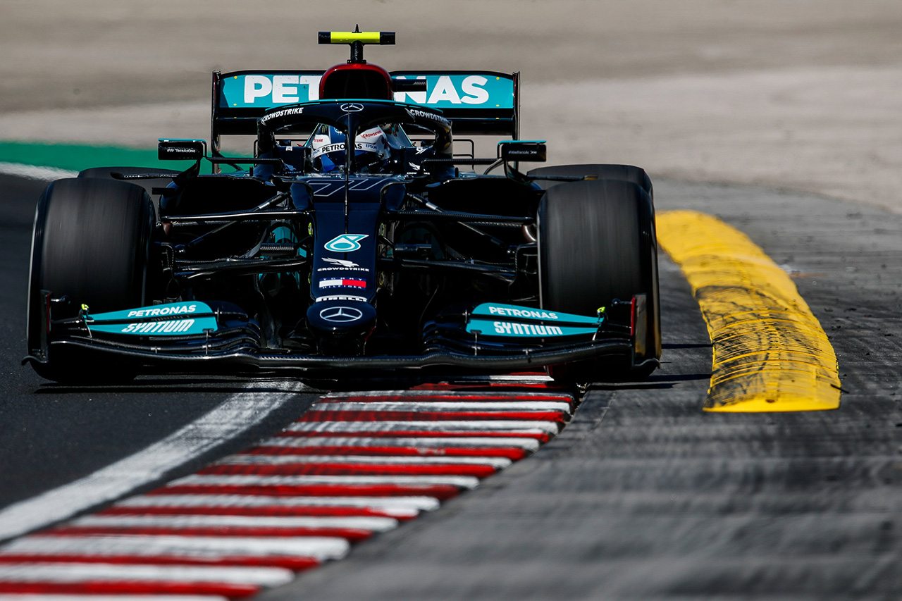 F1ハンガリーGP フリー走行2回目：ボッタス首位でメルセデス1-2！