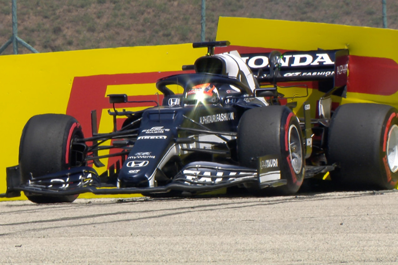 【動画】 角田裕毅、ターン4でクラッシュ / F1ハンガリーGP FP1