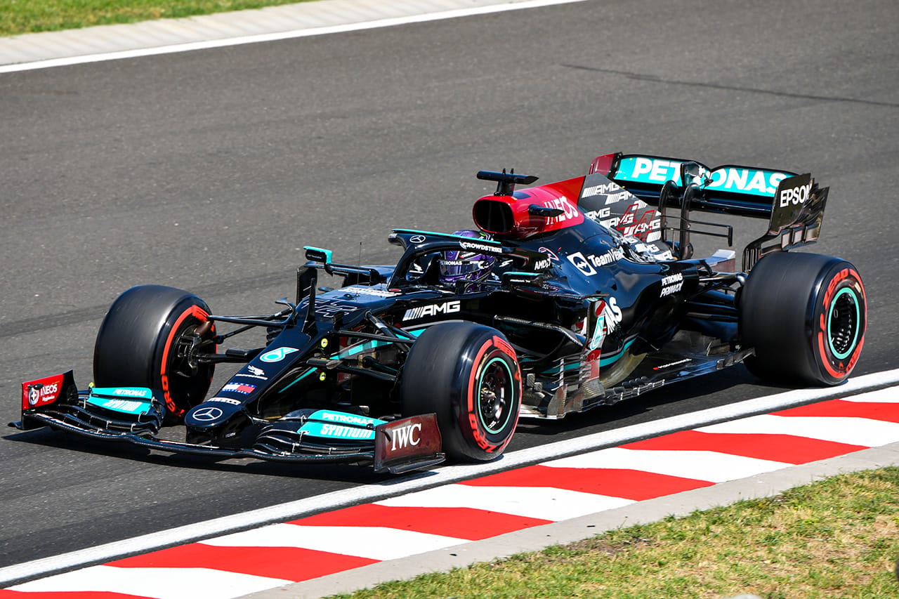 F1ハンガリーGP フリー走行3回目:メルセデスF1のハミルトンがトップ