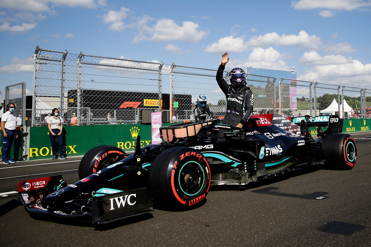 F1ハンガリーGP 予選:ハミルトンPP獲得でメルセデスF1が1列目独占