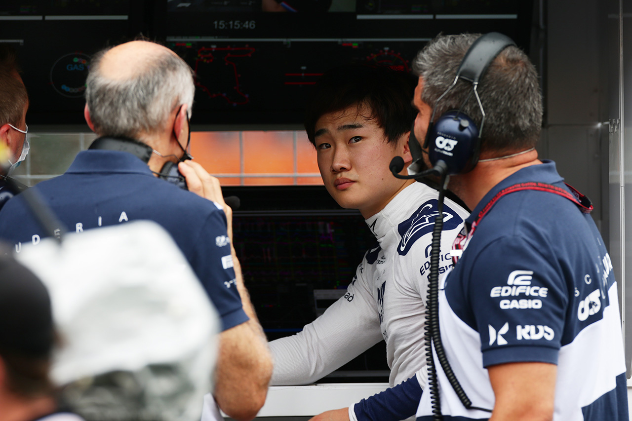 アルファタウリ・ホンダF1の角田裕毅 「休まず問題を分析してスパに戻る」