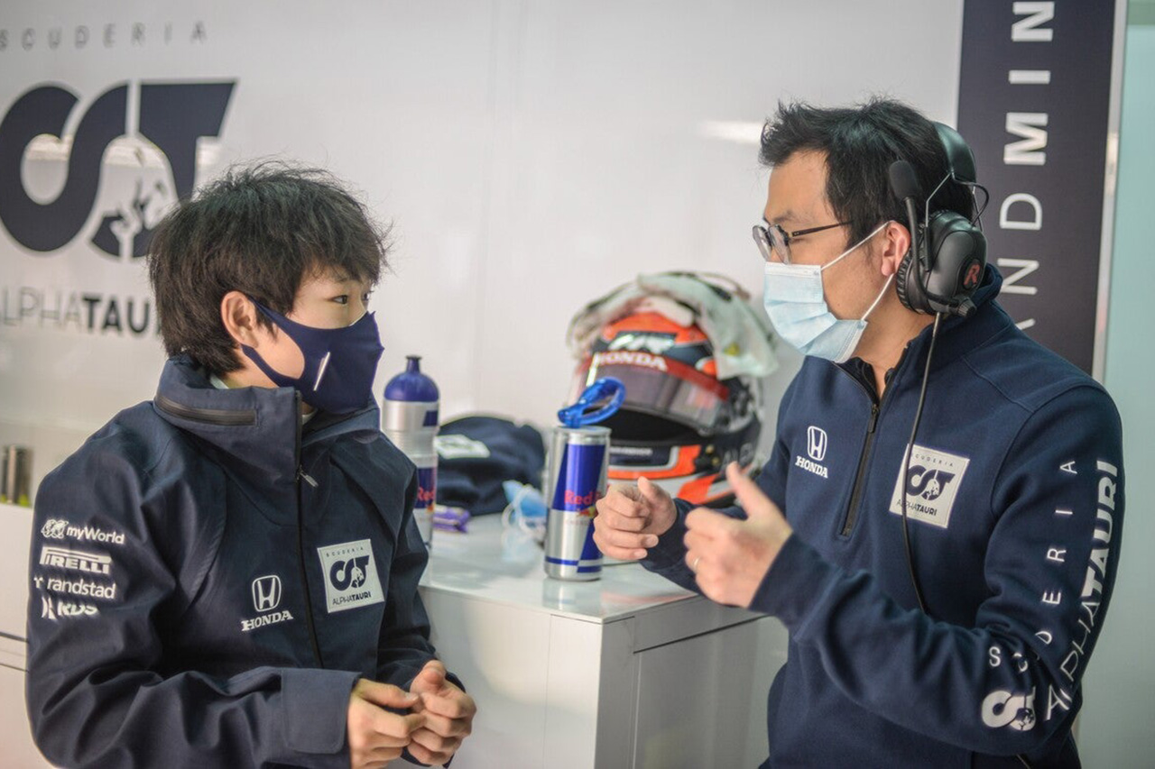 ホンダF1の角田裕毅担当PUエンジニアが語る山本尚貴との絆
