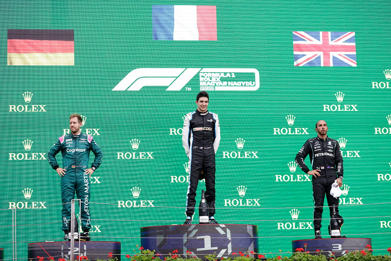 2021年 F1ポイントランキング (セバスチャン・ベッテル失格確定後)