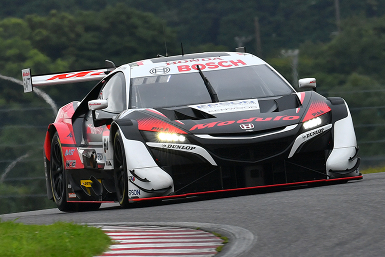 スーパーGT 第3戦:Modulo NSX-GTが鈴鹿の予選を完全制覇!