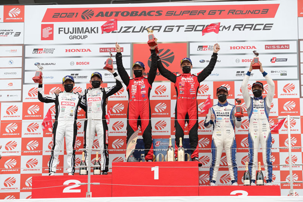 スーパーGT 第3戦 結果：MOTUL AUTECH GT-Rが鈴鹿3連勝を達成！
