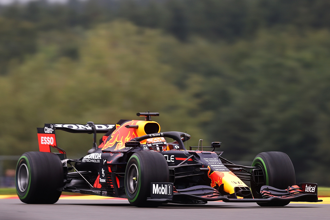 F1ベルギーGP フリー走行3：極薄ウイングに変更のフェルスタッペンが首位