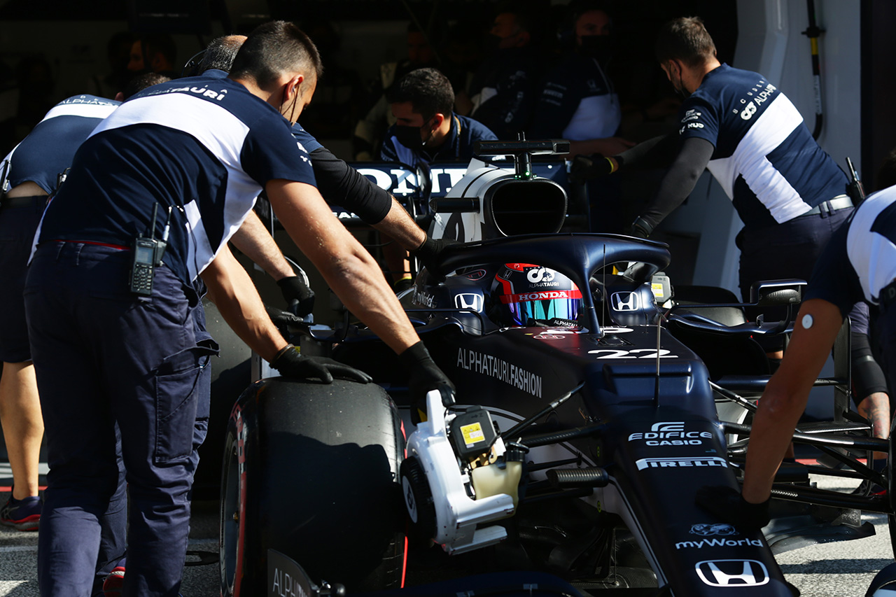 アルファタウリ・ホンダF1 「角田裕毅にとって赤旗は運が悪かった」