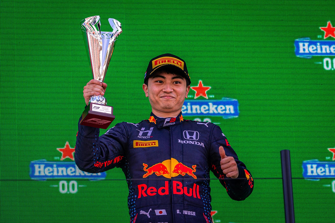 ホンダF1育成の岩佐歩夢、レース1で今季2回目の3位表彰台を獲得！
