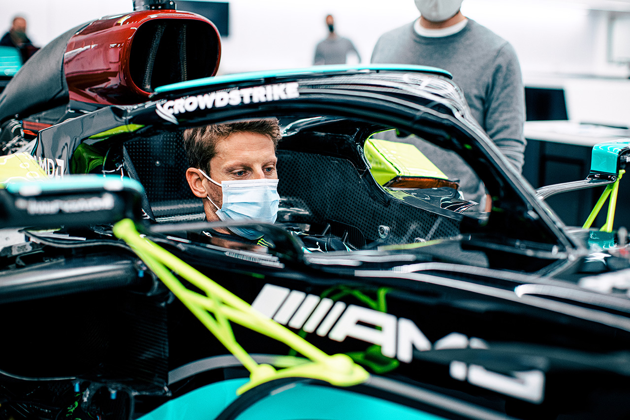 メルセデスF1、ロマン・グロージャンの“お別れ走行”企画は存続