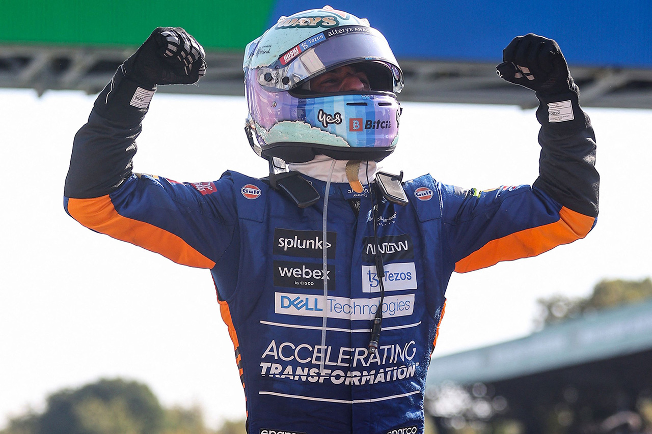 F1イタリアGP 結果：ダニエル・リカルド優勝でマクラーレンがワンツー！