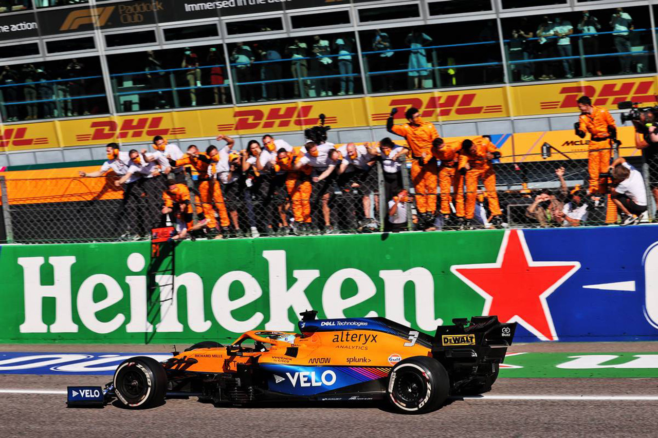 2021年 F1ポイントランキング （第14戦 F1イタリアGP 終了時点）