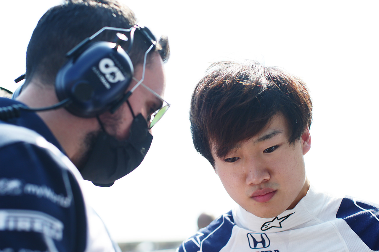 角田裕毅 「アルファタウリ・ホンダF1は厳しい状況から必ず巻き返す」
