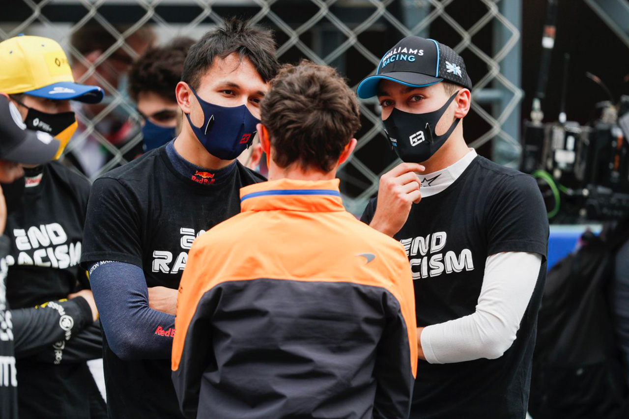 アルボン 「ラッセルはウィリアムズF1のシート獲得に協力的すぎた（笑）」