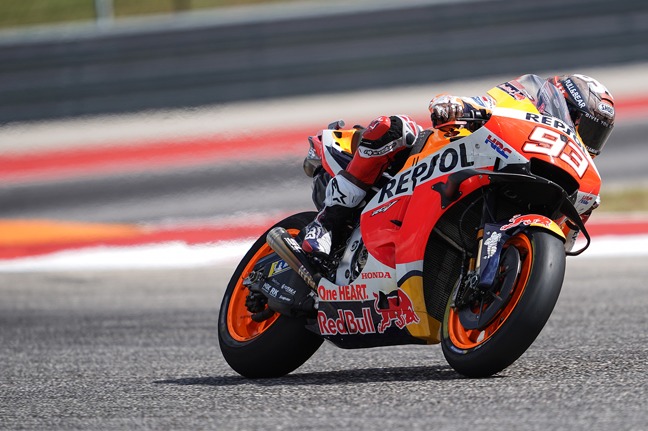 MotoGP アメリカズGP：マルク・マルケスが初日トップタイムをマーク