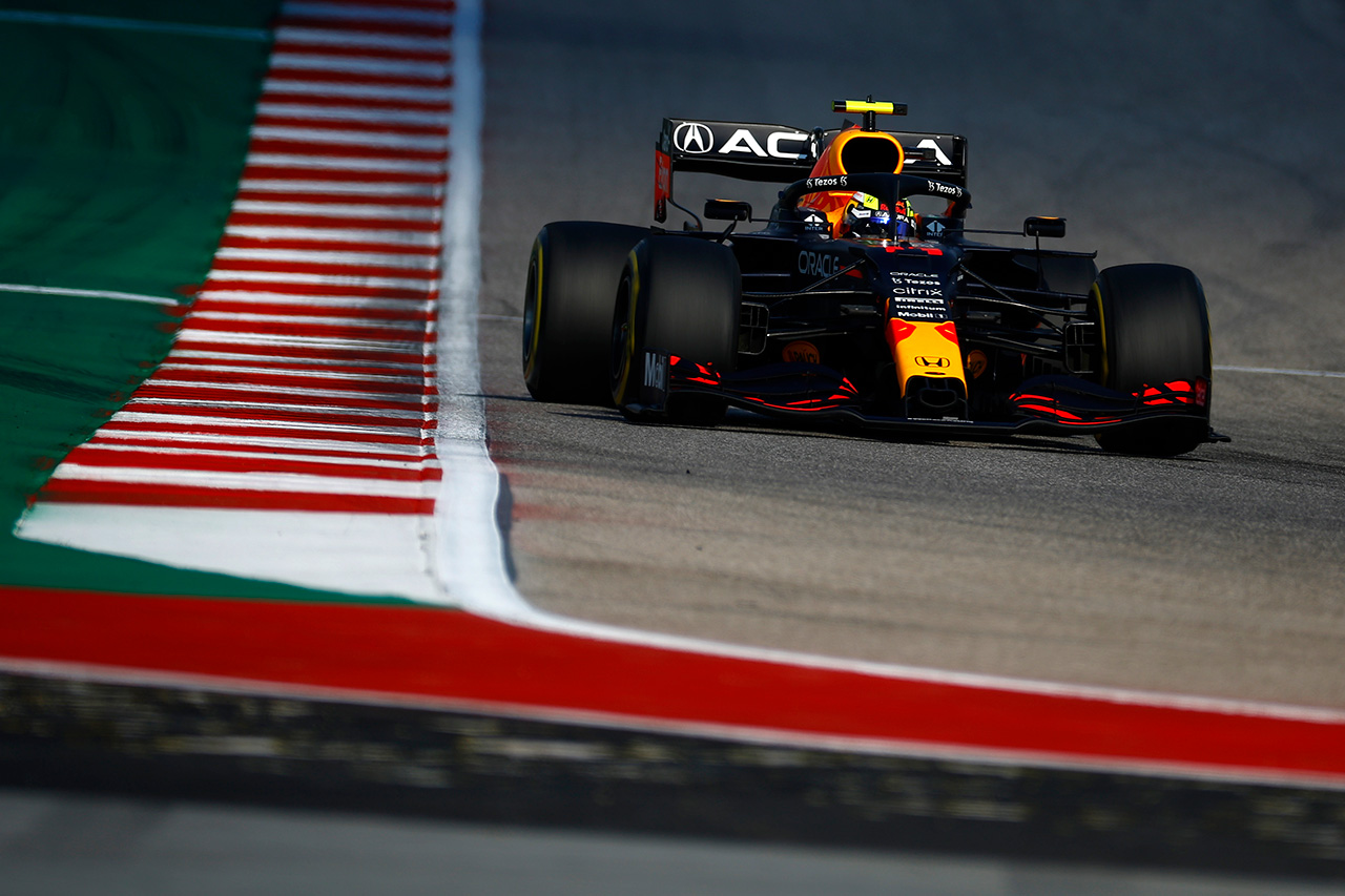 F1アメリカGP フリー走行3回目:ペレス首位でレッドブル・ホンダが1-3