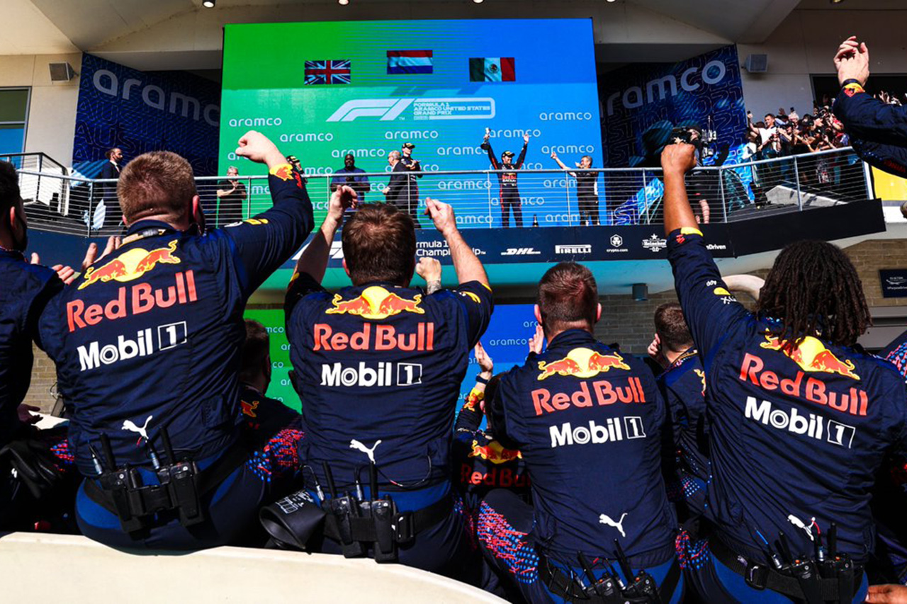 2021年 F1ポイントランキング (第17戦 F1アメリカGP 終了時点)