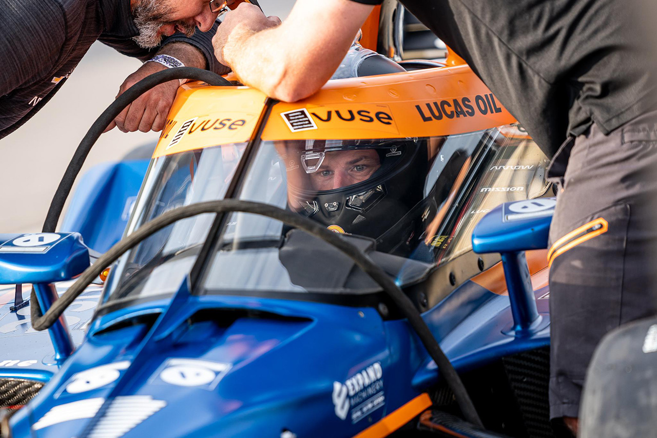 元F1ドライバーのニコ・ヒュルケンベルグ、インディカー初走行での完了