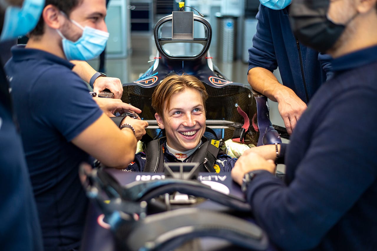 リアム・ローソン、アルファタウリ・ホンダF1でシート合わせ