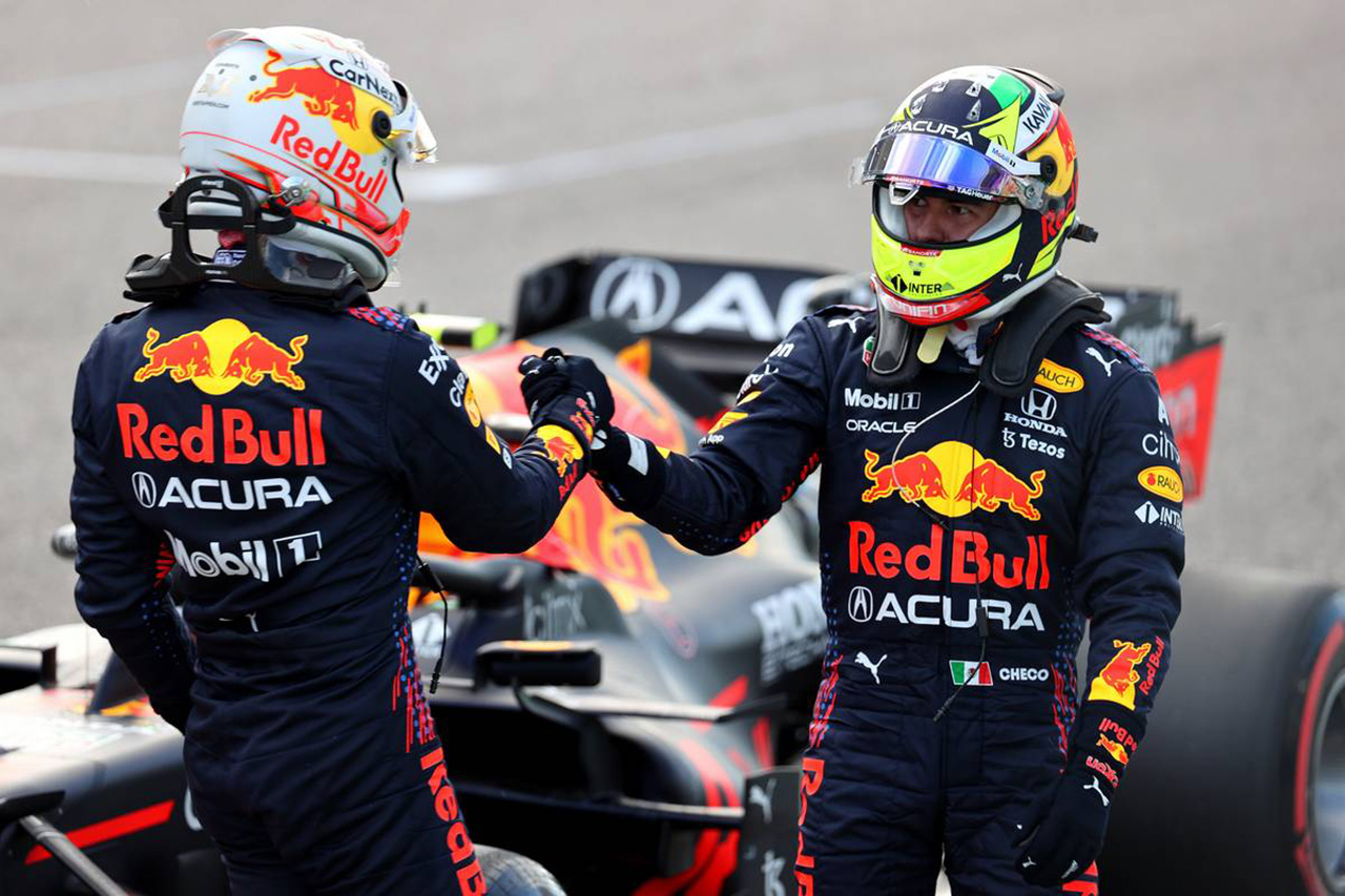 レッドブル・ホンダF1：フェルスタッペンがペレスのピットインを指令
