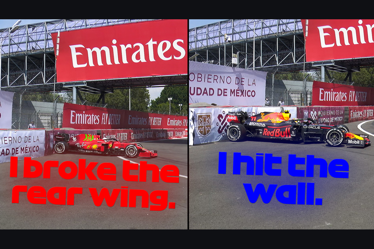【動画】 F1メキシコGP FP1:ペレスとルクレールがクラッシュ