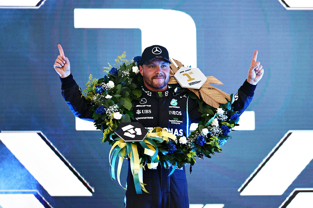 F1ブラジルGP スプリント予選:ボッタスがポールポジション獲得