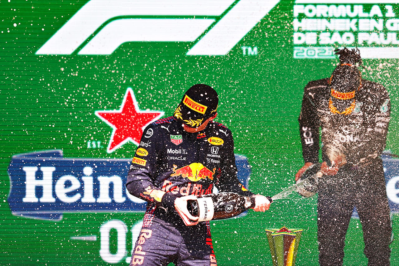 2021年 F1ポイントランキング (第19戦 F1ブラジルGP 終了時点)
