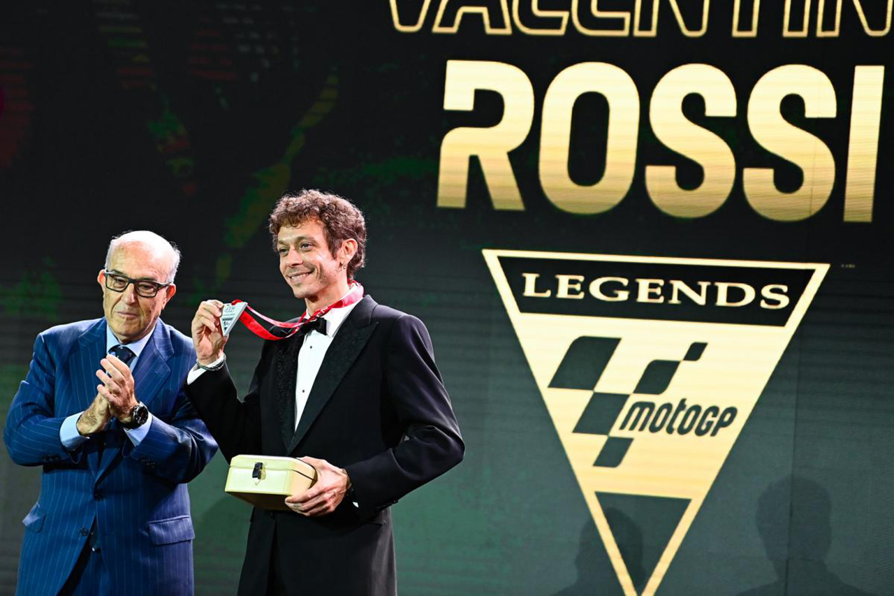 MotoGP:バレンティーノ・ロッシ、レジェンドとして殿堂入り