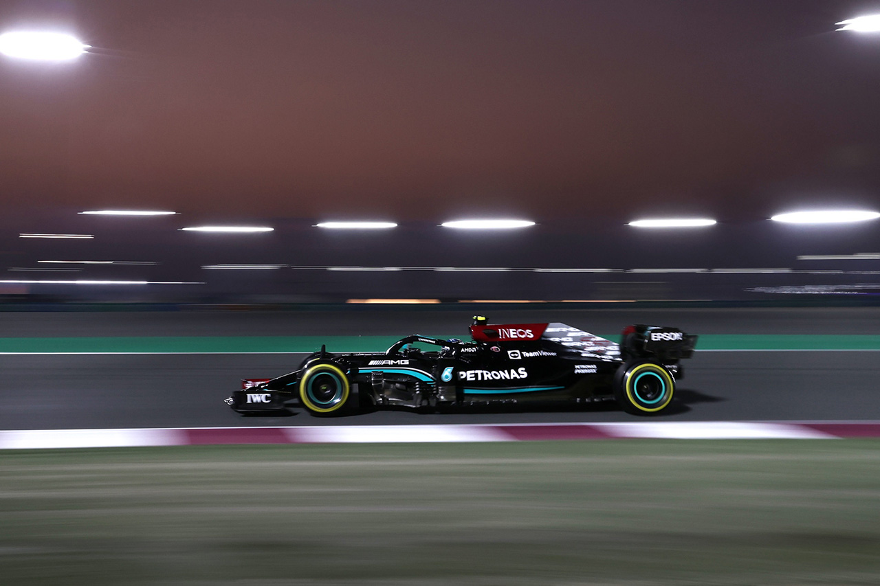 F1カタールGP フリー走行2回目：メルセデスF1のボッタスが最速！