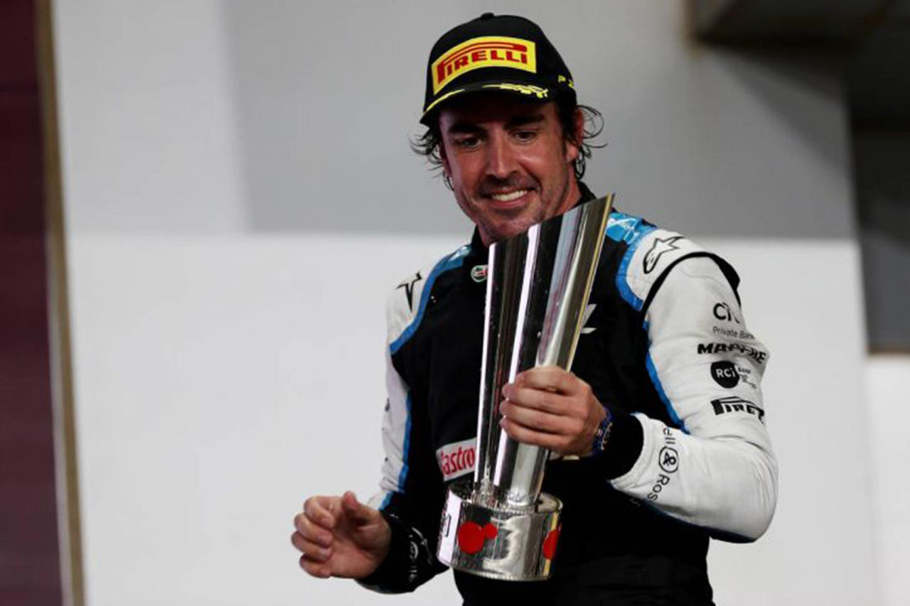 フェルナンド・アロンソ、7年ぶりの表彰台「ずっと待っていた！」
